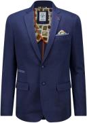 A Fish Named Fred Blazer Pique Navy heren