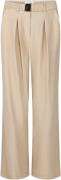 Aaiko Pantalon Lotty Fringed Ray Beige dames
