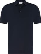 Born With Appetite Polo Wolf Knitted   Navy heren