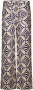 In Shape Broek Linn aop Navy dames
