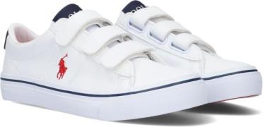 Witte Polo Ralph Lauren Lage Sneakers Sayer Ez