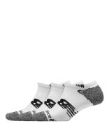 New Balance Sokken No Show Run Sock 3 Pack Wit