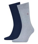 Tommy Hilfiger Sokken Men Sock Classic 2-Pack Blauw