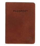 Burkely Paspoorthouders Antique Avery Passportcover Cognac