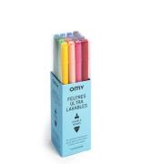 Box Of 16 Felt Pens Washable