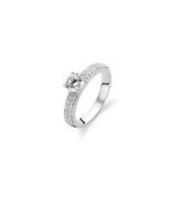 Silver rhodium plated Ring 1795ZI