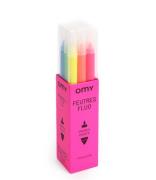 Box Of 9 Felt Pens Neons