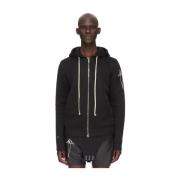 Urban Zip Hoodie Rick Owens , Black , Heren