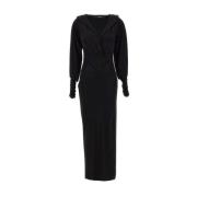 Summer Jurk Rotate Birger Christensen , Black , Dames