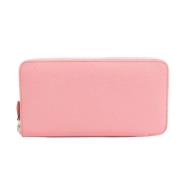 Pre-owned Leather wallets Hermès Vintage , Pink , Dames