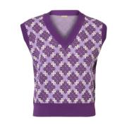 V-neck Knitwear Dodo BAR OR , Purple , Dames