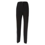 Zwarte Broek - Stijlvol Model Liviana Conti , Black , Dames