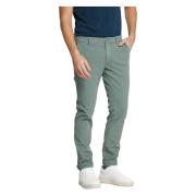 Milano Style Extra Slim Chino Broek Mason's , Green , Heren