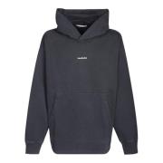 Hoodie met logo, zwart, lange mouwen Acne Studios , Black , Heren