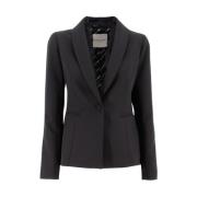 Blazer met kant Ermanno Scervino , Black , Dames