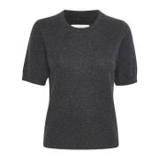 Cashmere T-shirt Part Two , Gray , Dames