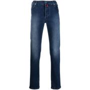 Denim Jeans Kiton , Blue , Heren