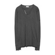 Charcoal Monastir Slub Longsleeve T-shirt Zadig & Voltaire , Gray , He...