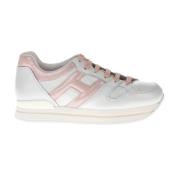 Verlichte H Large Sneakers voor Dames Hogan , White , Dames