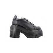 Maxxxi Leren Sneakers Casadei , Black , Dames