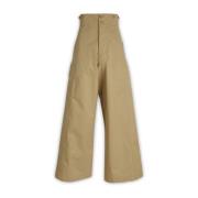 Wide Trousers Quira , Brown , Dames
