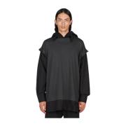 Klassieke Kraag Sweatshirt MM6 Maison Margiela , Black , Heren