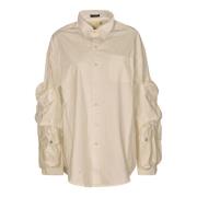 Stijlvolle Damesoverhemden Collectie R13 , White , Dames