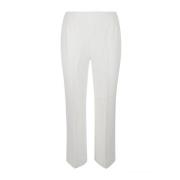 Straight Trousers Ermanno Scervino , White , Dames
