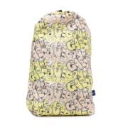 Gele Kaws Logo Print Rugzak Comme des Garçons , Yellow , Heren