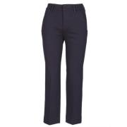 Blauwe Broek met Zakvoering Dondup , Blue , Dames