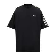 T-shirt met logo Y-3 , Black , Heren