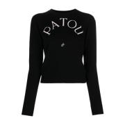 Round-neck Knitwear Patou , Black , Dames