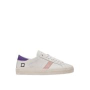 Wit-Paarse Sneakers D.a.t.e. , White , Dames
