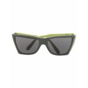 Vierkante Zonnebril JW Anderson , Green , Dames