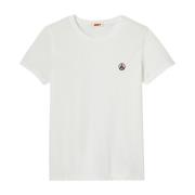 Biologisch Katoenen Basic T-Shirt - Rosas Jott , White , Dames