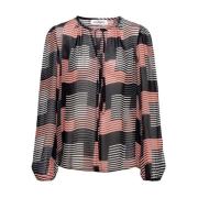 Blouse overhemd &Co Woman , Pink , Dames