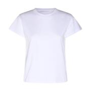 Licht enatuurlijk Wit T-Shirt MM6 Maison Margiela , White , Dames