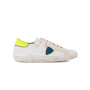 Vintage Witte Veterschoenen Philippe Model , White , Heren