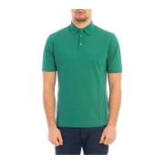 Polo Shirt Zanone , Green , Heren
