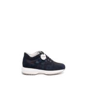 Verhoog je Sneaker Game met Unieke Stofdetails Hogan , Black , Dames