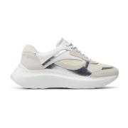 Sneakers met metalen accenten Art. 221Tcp150 Twinset , White , Dames