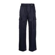 Straight Trousers Myths , Blue , Dames