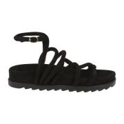 Flat Sandals Chiara Ferragni Collection , Black , Dames