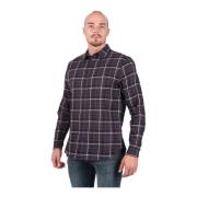 Stijlvol Berkeley Plaid L/S Hemd Vince , Purple , Heren