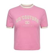 Edgecc Tee Toppe T-Shirts 33014 Bubblegum Co'Couture , Pink , Dames