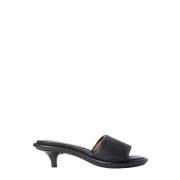 Kitten Heel Mules van natuurlijk korrelleer Marsell , Black , Dames