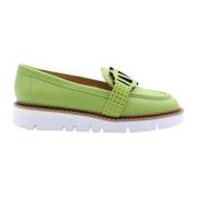 Elegante Klassieke Loafers Dames Stijl Voltan , Green , Dames