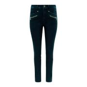 Donkere Denim Skinny Jeans 2-Biz , Blue , Dames