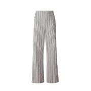 Petunia Wijde Broek Busnel , Gray , Dames