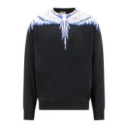 Icon Wings Regular Crewneck Marcelo Burlon , Black , Heren